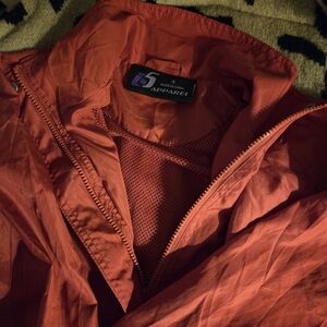 Red Windbreaker Jacket